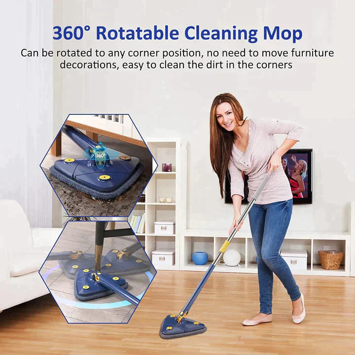 TriMop™ | 360° Rotatable Adjustable Cleaning Mop